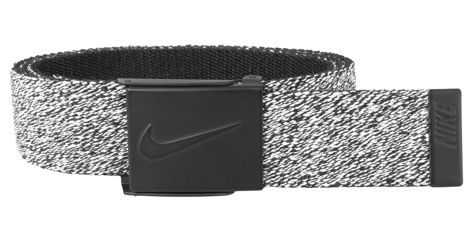 nike essentials reversible stretch web belt black grey